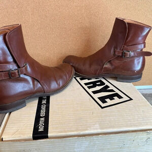Vintage Frye Riding Boots in a Cognac Brown Men's 6.5 / Women's 8 WITH ORG BOX